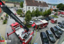 Bgld: Dachstuhlbrand an Schule in Stegersbach beübt, 11 Wehren eingesetzt