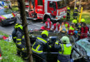 Ktn: Schwerst Eingeklemmter bei Unfall mit vier Pkw (9 Verletzte) bei Bad Bleiberg
