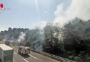 D: Lkw-Feuer auf A 7 löst 2.500 Quadratmeter-Waldbrand bei Walsrode aus