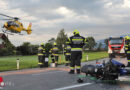 Stmk: Motorrad kracht in Knittelfeld gegen Betonzaun