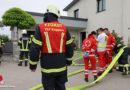 Oö: Brennender Kellerraum in Wohngebäude in Marchtrenk