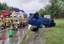 Sbg: Auto-Überschlag kurz nach Auffahrt auf die A 1 bei Thalgau