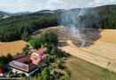 Oö: 8 Feuerwehren bei Feldbrand in Hagenberg