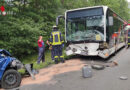 D: 10 Verletzte bei Pkw-Autobus-Zusammenstoß in Celle