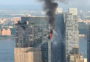 USA: Brennender und einstürzender Hochhauskran (45 Stockwerke) in Manhattan → zwei Fw-Leute und vier Zivilisten verletzt