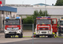 Oö: Containerbrand bei einem Logistikunternehmen