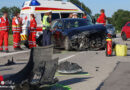 Oö: Vier Verletzte bei schwerer Kreuzungskollision in Weißkirchen an der Traun