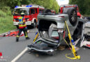 Bayern: Verkehrsunfall mit drei Fahrzeugen in Würzburg → Personen zum Teil schwer verletzt