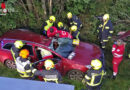 Nö: Pkw prallt auf der L157 bei Tattendorf gegen Baumgruppe → ein Schwerverletzter