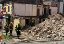 Ktn: Gasaustritt bei Abbruchhaus in Villach