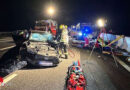 Nö: Geisterfahrer-Unfall auf der S33 fordert zwei Schwerverletzte → Trümmerfeld über 250 m, zwei Eingeklemmte