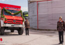 Stmk: Segnung des neuen Unimog-Waldbrandfahrzeuges der FF Aigen im Ennstal