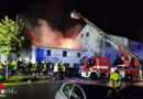 D: Nächtlicher Brand einer Werkstatthalle in Witten