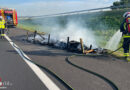 Nö: Ladegut auf der A3 in Flammen → Generalsekretär des ÖBFV als Ersthelfer