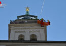 Bayern: Aufwendige Höhenretter-Abseil-Aktion aus 56 m Höhe am Alten Peter in München
