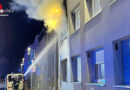 D: Wohnungsbrand in Bergheim → 10 Personen ins Freie gebracht