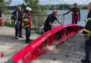 D: Kanu vor dem Koepchenwerk in Seenot → Herdecker Feuerwehr rettet drei Personen aus Wasser