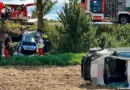 Nö: Menschenrettung auf der B39 beim Flugplatz Völtendorf