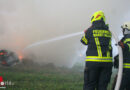 Bgld: Strohlagerbrand in Markt Allhau → mehrere Feuerwehren im Einsatz