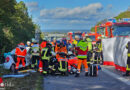 D: Feuerwehr Königswinter rettet schwerstverletzte Frau aus Unfallfahrzeug auf der Autobahn A3