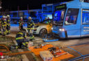 Bayern: Eingeschlossenen Lenker nach Pkw-Straßenbahn-Zusammenstoß in München befreit