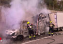 Schweiz: Brennener Lieferwagen auf der A1 bei Härkingen