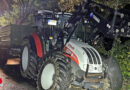 D: Mit Traktorgespann in Hammah mit Baum kollidiert → 83-Jähriger ums Leben gekommen