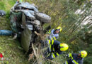 Stmk: Pkw fliegt bei Sinabelkirchen von der A 2 ins Gestrüpp