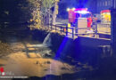 Oö: Feuerwehr Steyr pumpt 25.000 Liter Wasser pro Minute in den Wehrgrabenkanal