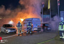 D: Zwei brennende Kraftfahrzeuge in Vreden → Brandstiftung nicht ausgeschlossen