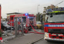 Bayern: Feuer in Kfz-Werkstatt in Augsburg