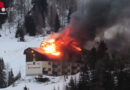 Ktn: 24 Feuerwehren bei Großbrand in geschlossenem Hotel am Nassfeld → der Nachbericht