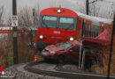 Oö: Pkw kolldiert in Micheldorf auf gesichertem Bahnübergang mit Regionalexpress → ein Todesopfer