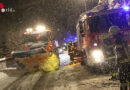 Oö: Kleintransporter bei St. Pankraz von verschneiter B 138 abgestürzt