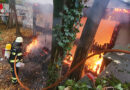Bayern: Gartenhaus in München in Flammen aufgegangen