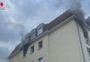 D: Feuerwehr Dresden rettet fünf Menschen und einen Hund bei ausgedehntem Küchenbrand