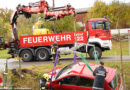 Oö: Handbremse vergessen → Auto in Engerwitzdorf in Graben gerollt