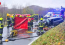 Oö: Eine Tote (24) bei Pkw-Kleinbus-Frontalzusammenstoß auf B 115 bei Garsten