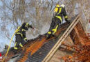 D: Dachstuhlbrand am Kleingebäude in Kranenburg