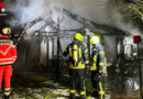 D: Brand eines Gartenhauses in Schloß Holte-Stukenbrock