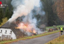 Oö: 12 Wehren bei Wohnhausbrand in Zwettl an der Rodl