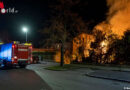 Nö: Von der Übung zum Brandeinsatz – vermuteter Wohnhausbrand in Krems