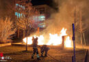 Bayern: 12 Müllcontainer mit je 1,1 Kubikmeter in München in Flammen