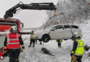 Nö: Zwei Pkw-Bergungseinsätze auf winterlicher S 6 bei Gloggnitz