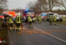 D: Technische Rettung nach Verkehrsunfall mit vier Verletzten in Hünxe