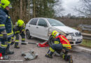 Oö: Verletzte Person nach Zusammenstoß von zwei Pkw auf der B 120 bei Scharnstein