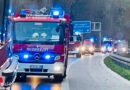 D: Feuerwehr Bochum im Fahrzeugkonvoi zum überörtlichen Hochwasser-Einsatz in Hamm