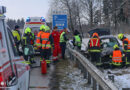 Oö: Verkehrsunfall mit Autoüberschlag auf Westautobahn bei Allhaming