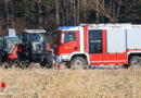 Oö: Traktorbrand mit mehreren Feuerlöschern den Garaus bereitet