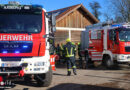 Oö: Vermeintlicher Brand in landwirtschaftlichem Nebengebäudes in Kirchberg-Thening